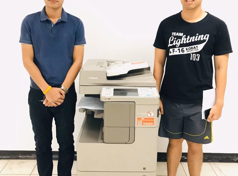 ติดตั้งเครื่องถ่ายเอกสารแบบเช่ารายปี 1 เครื่อง