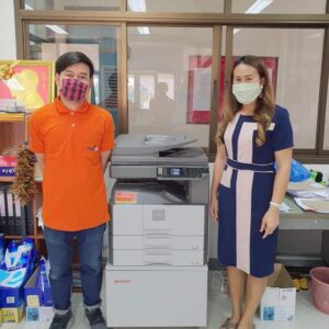 เช้านี้ส่งเครื่องถ่ายเอกสาร 1 เครื่อง