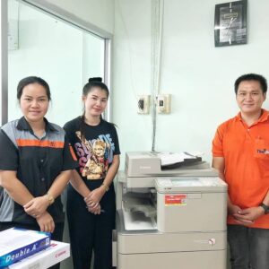 ติดตั้งเครื่องถ่ายเอกสาร 1 เครื่อง