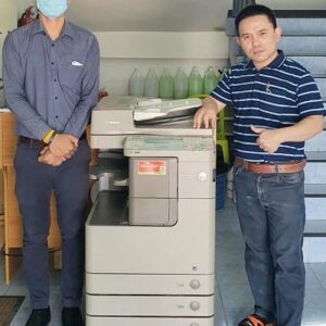 ติดตั้งเครื่องถ่ายเอกสาร 1 เครื่อง