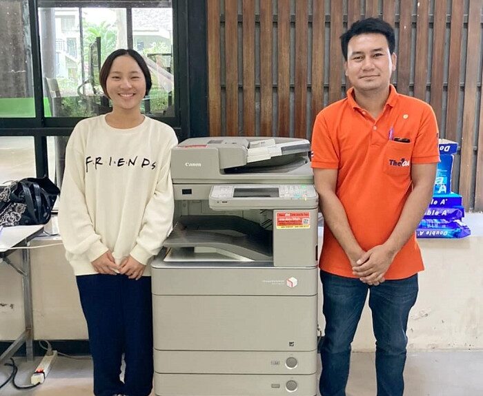 ส่งมอบเครื่องใหม่พร้อมรับประกันหลังการขาย1ปี