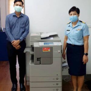 ติดตั้งเครื่องถ่ายเอกสาร 1 เครื่อง